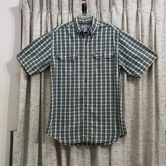 Carhartt Other - Carhartt Plaid Short Sleeve Pocket Button Up Shirt - Large Tall